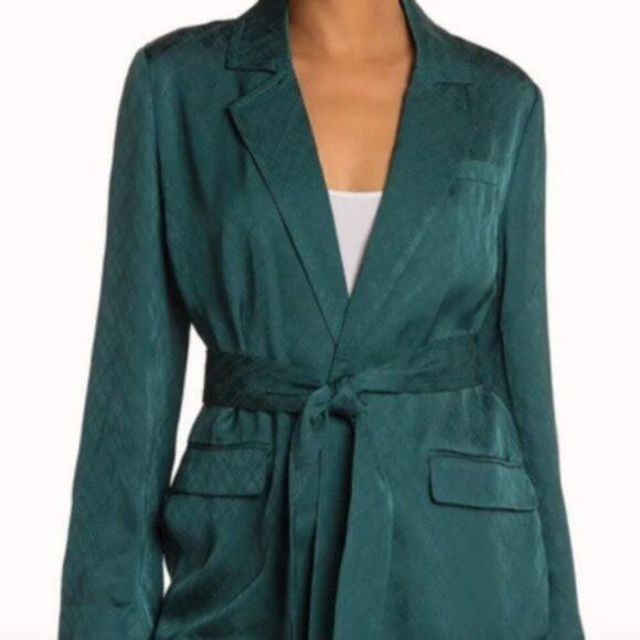Equipment Ramond Jewel tone blazer Green size 2 - Picture 2 of 8